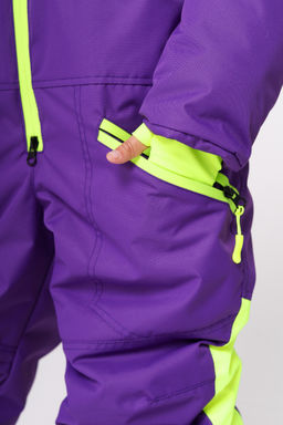 Комбинезон зимний, баклажан - Inzibe фото 3