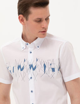 Lacivert Ekstra Slim Fit K_sa Kollu G_mlek