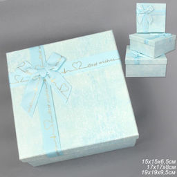 Коробка подарочная 3 штуки / 3403-1005 /уп 36/ - Галеонтрейд фото 5