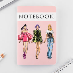 Блокнот софт-тач А5, 48 л Девушки