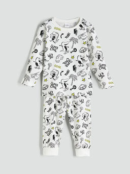 Bisiklet Yaka Erkek ?ocuk Pijama Tak?m?