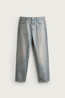 JEANS SLIM TAPERED FIT / Azul / Verde - Zara фото 7