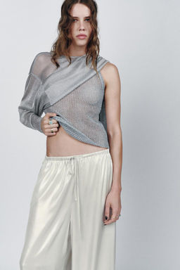 FOIL SAROUEL TROUSERS - Zara фото 3