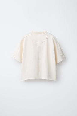 CONJUNTO CAMISETA Y PANTAL?N NERVIO HEAVY WEIGHT / Crudo - Zara фото 4