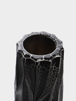 Ваза напольная керамика "Балфри" 60х13 см, чёрный