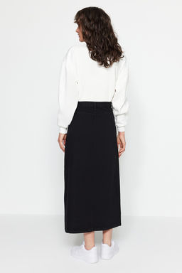 TRENDYOLMILLA Ekru Dugme Kapamal? Denim Kot Etek TCTSS23EE00024  фото 7