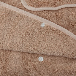 Килт махровый "Хозяин" 75х175см, хлопок 100%, на резинке с липучкой, на кнопке, с карманом, вышивка "Boss"; с полотенцем 75х36см, бежевый (Китай)