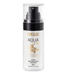 LuxVisage Спрей для фиксации макияжа LUXVISAGE AQUA veil HYALURON COMPLEX 3 в 1 PRIME FIX CARE