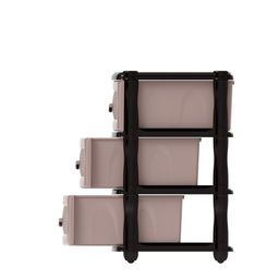 Комод 3-х секционный коричневый (уп.1) М1353