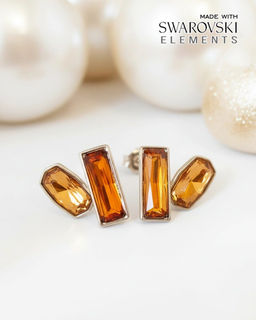 Серьги с кристаллами Swarovski