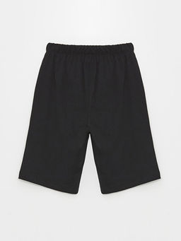 Beli Lastikli Bask?l? Erkek ?ocuk Pijama ?ort - Waikiki фото 2