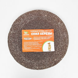 Гофрокогтеточка Пижон высокая круглая Спил березы, с пропиткой, 28 х 4 см  фото 12