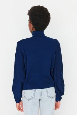 Lacivert Basic Bal?kc? Yaka Triko Kazak TWOAW21KZ0485
