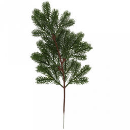 Декоративная ветка Елка 45см, средняя, пластик, зеленый (Россия) - Домашняя мода фото 5