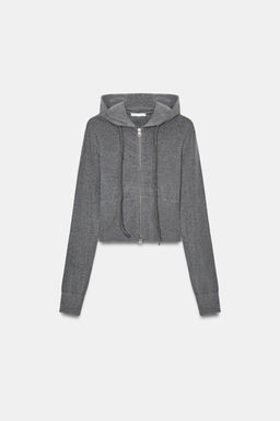 CROPPED SEAMLESS SWEATSHIRT - Zara фото 14