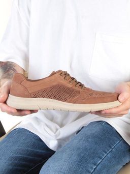 K699A-6 BROWN Полуботинки мужские (натуральная кожа,нубук) - Фабричный китай фото 3