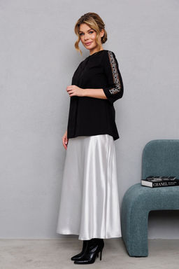 Юбка AMORI 3133 серый  фото 3