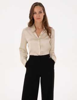 Kum Regular Fit Uzun Kollu G_mlek - Pierre cardin фото 3