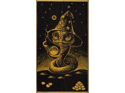 6с103.412ж1 Кудесница(черное золото) Полотенце махровое 50х90см