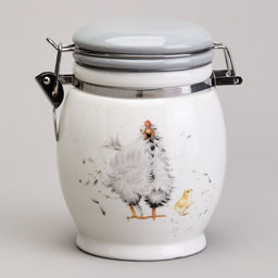 БАНКА LEFARD FUNNY HENS 11,5*15 СМ 700 МЛ (КОР=24ШТ.) фото 3