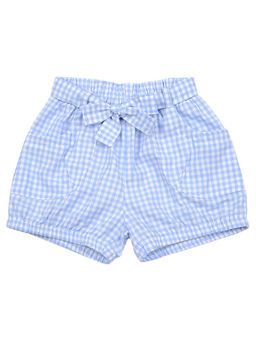 Шорты для девочки UD 4538 голубой - Mini maxi фото 5