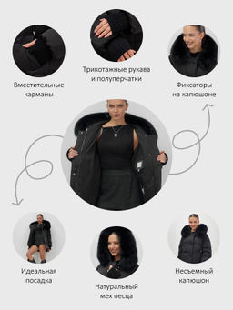 Куртка зимняя с мехом Бренд: Visdeer - Mtforce фото 19