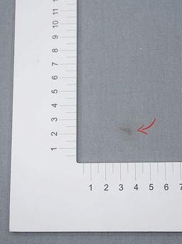 Брак(уценка) Плательный хлопок цв.Серый с мятным оттенком, ш.1.49м, хлопок-100%, 150гр/м.кв - Купава фото 3