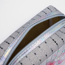 Косметичка на молнии, цвет серебряный - Simaland фото 4
