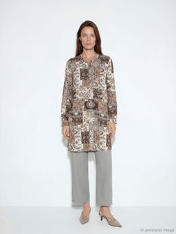 Hakim Yaka Desenli Kad?n Tunik