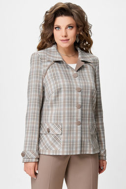 Жакет FITA 20751 бежево-коричневый