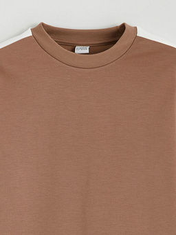 Bisiklet Yaka K?z ?ocuk Sweatshirt ve E?ofman Alt?