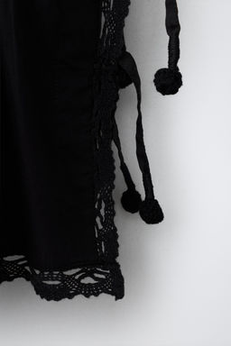 TOP JARETAS BORDADOS / Negro - Zara фото 4