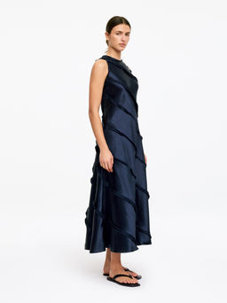 Vestido de sat?n con volantes - H&m фото 6
