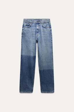 ZW COLLECTION PATCHWORK JEANS - Zara фото 8