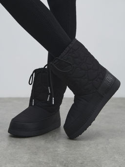 Женские дутики LOVE MOSCHINO SKI BOOT Артикул 4562715, черный  фото 6