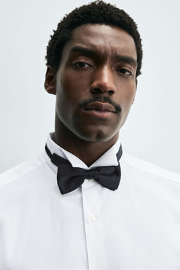 TUXEDO-STYLE COLLAR SHIRT - Zara фото 5