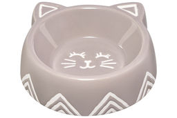 Миска для домашних питомцев 150 мл 14*13,5*4,5 см см, серая, керамика - Elan gallery фото 5