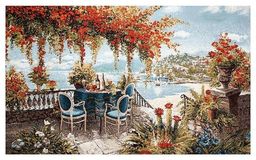 Ривьера рандеву - гобеленовая картина 105х70 см