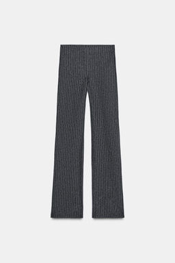 PINSTRIPE FLARE TROUSERS - Zara фото 7