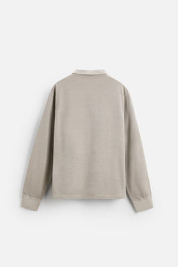 TEXTURED PIQUE POLO SHIRT - Zara фото 15