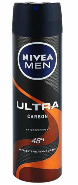 NIVEA део-спрей Муж 150мл Ultra Carbon