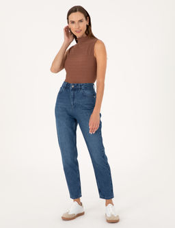 A__k Mavi Mom High Waist Fit Jean Pantolon