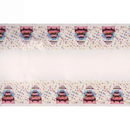 Цена за 4 шт. Скатерть "С днем рождения!!!" 108*180см, пвх