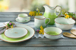 Блюдо сервировочное 30*30*2,7 см Кантри голубой - Elan gallery фото 5