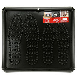 Поддон-лоток для обуви пластмассовый 43х39х3,5см, черный (Россия) - Домашняя мода фото 2