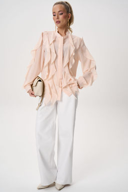 Рубашка Кристл (персиковый)