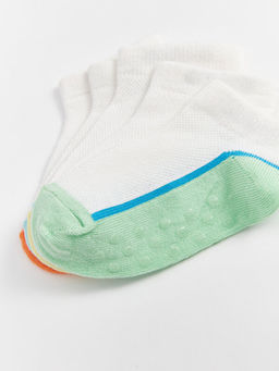 Bask?l? Erkek Bebek Patik ?orap 5li - Waikiki фото 3