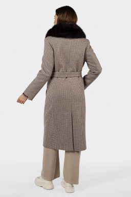 Мех натуральный (песец) Пальто утепленное Термофинн 100 г - El podio фото 5