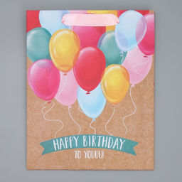 Пакет крафтовый вертикальный HB to you, ML 23 27 11.5 см - Дарите счастье фото 5