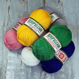 Цена за 5 мотков пряжи БЕЛОРУССКАЯ